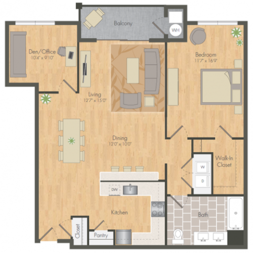 Ash 2 Bed Apartment Apex At 290 Elmsford Luxury Apartments