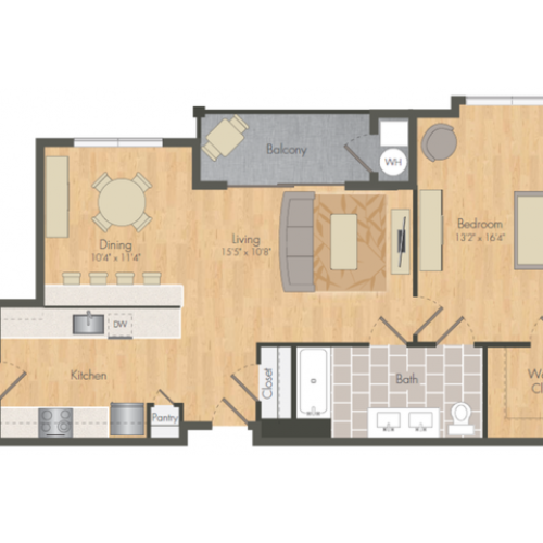 Ash 2 Bed Apartment Apex At 290 Elmsford Luxury Apartments