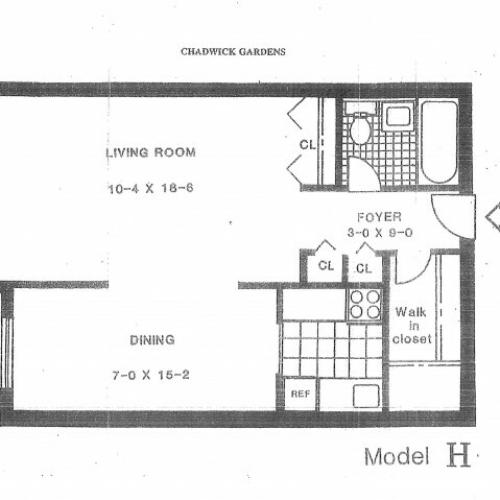 Model V2 T 3bdrm 2bth 2terr 3 Bed Apartment Chadwick