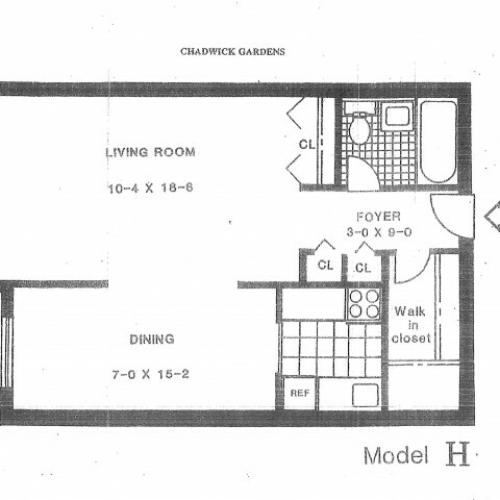 Model V2 T 3bdrm 2bth 2terr 3 Bed Apartment Chadwick