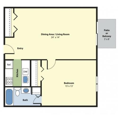 Dover Studio Princeton Green Apartments