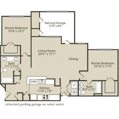 The Bradford With Sunroom And Garage 2 Bed Apartment Retreat