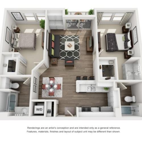 C1 2 Bed Apartment Avana On Wilshire