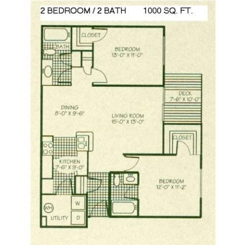 1 BEDROOM 1 Bed Apartment HiPoint Apartments