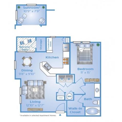 Granite 2 Bed Apartment Advenir at Wynstone