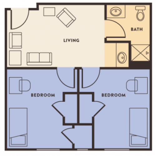 2x1D 2 Bed Apartment St Thomas Aquinas (STA)Newman