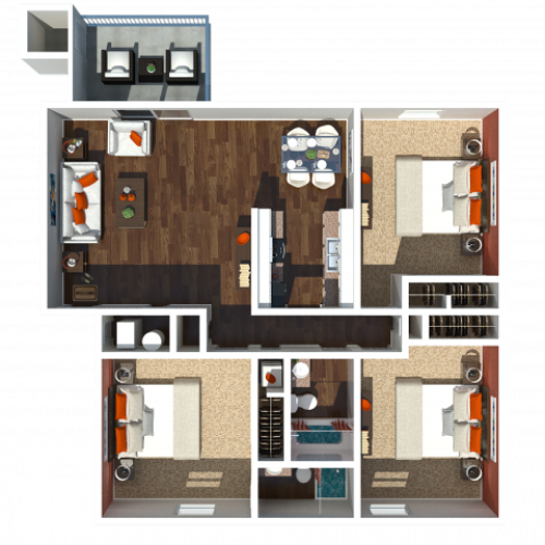 1 Bedroom 1 Bed Apartment Sova