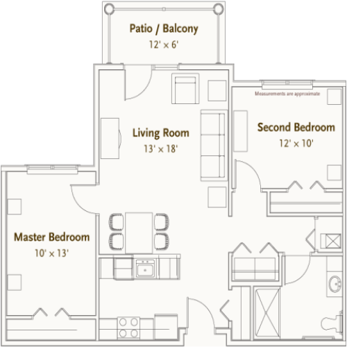 Hearthstone VIllage Bedford floorplan