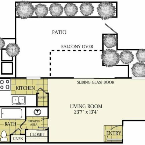 The Cutter | 1 Bed Apartment | Reserve at Lake Pointe