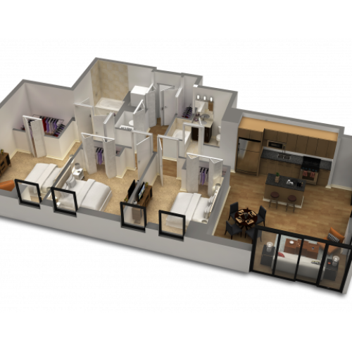 C6 2 Bed Apartment 1717 Apartments
