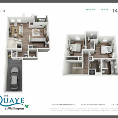 2 Bed 2 Bath Apartment In Wellington Fl The Quaye At