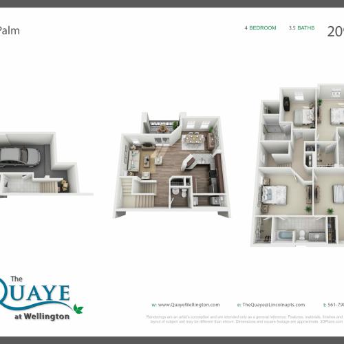 2 Bed 2 Bath Apartment In Wellington Fl The Quaye At