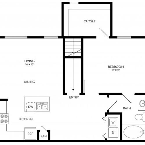 1 Bed 1 Bath Apartment In Forney Tx The Emerson At Forney