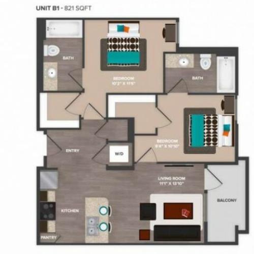 E1 5 Bed Apartment YOUnion at Reno