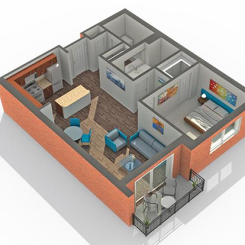 Floor Plan | Apartments Vernon Hills IL | Arrive Town Center