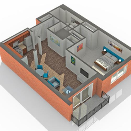 Floor Plan | Apartments Vernon Hills IL | Arrive Town Center
