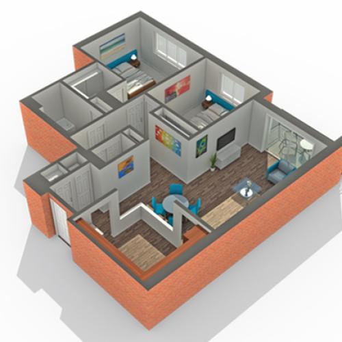 Floor Plan | Apartments Vernon Hills IL | Arrive Town Center