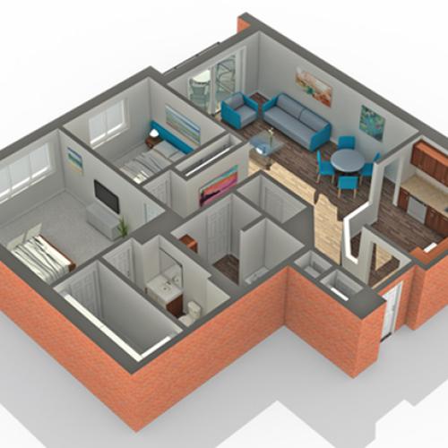 Floor Plan | Apartments Vernon Hills IL | Arrive Town Center