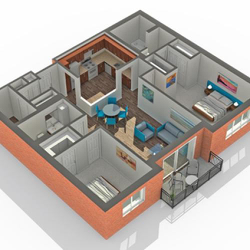 Floor Plan | Apartments Vernon Hills IL | Arrive Town Center