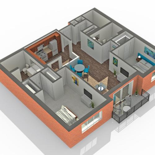 Floor Plan | Apartments Vernon Hills IL | Arrive Town Center
