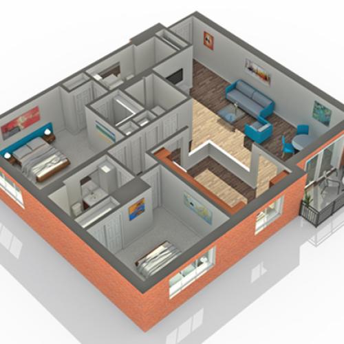 Floor Plan | Apartments Vernon Hills IL | Arrive Town Center