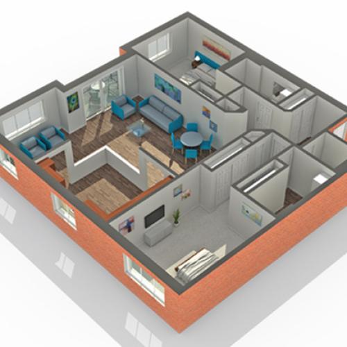 Floor Plan | Apartments Vernon Hills IL | Arrive Town Center