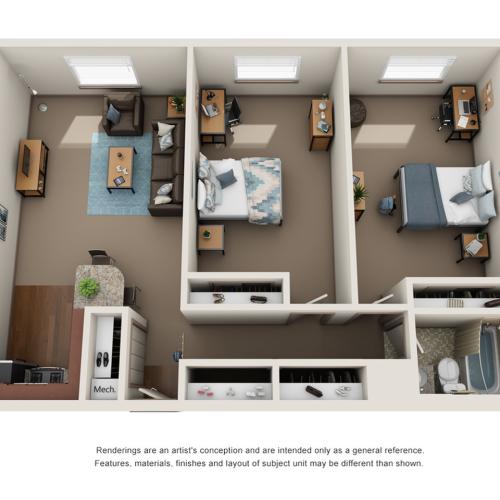 The Social Knoxville Apartment Homes for Rent in Knoxville TN 37919 Floor Plan