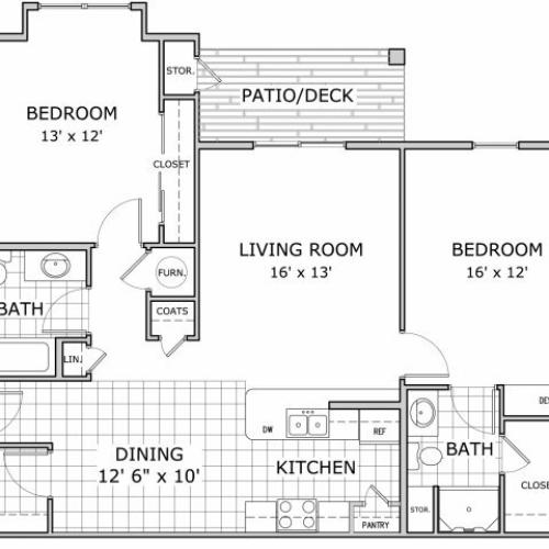 3 bedroom 3 bed apartment marion park apartments