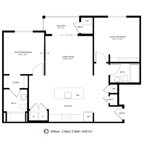 Willow 2 Bed Apartment Eden Apartments Brand New Married Housing In Rexburg Idaho