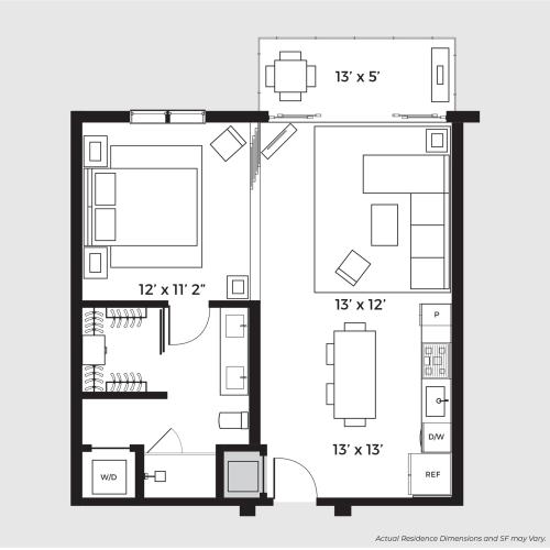 Studio 685 1 Bed Apartment Slx Atlanta