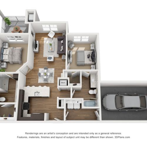 B2 2 Bed Apartment Aria Bradenton