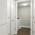 Hallway storage and laundry room