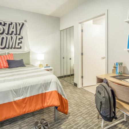 Spacious Bedroom | Columbia Missouri Apartments | Rise on 9th