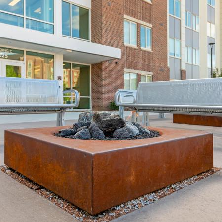 firepit | purdue student apartments | aspire at discovery park