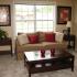 Decorated Living Room | Interior Living Room | Tan furniture | Living Room Windows | Warm living room decorating