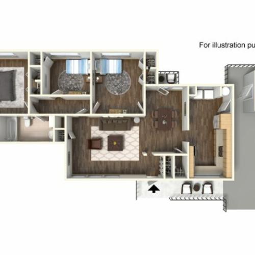 Fort Hood Family Housing | Floor plans
