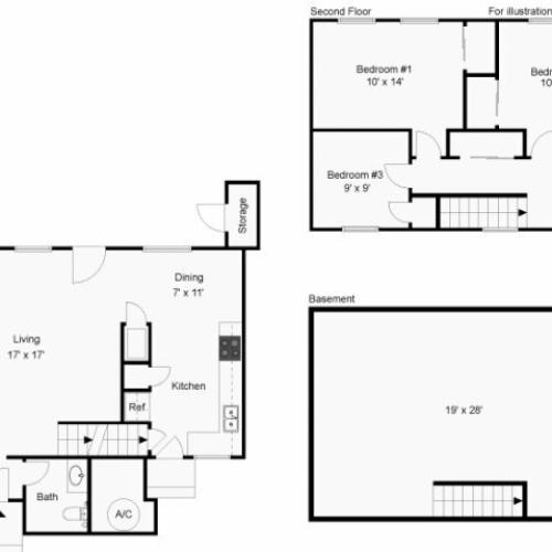 Floor Plan 1 | Fort Hood Housing | Fort Hood Family Housing