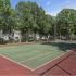 tennis court at the willow apartments
