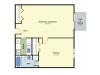 1 Bedroom Floor Plan | Apartments For Rent Marlborough MA | Princeton Green