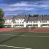 Convenient lighted tennis courts at our apartments in Falmouth ME