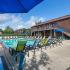 Residents Tanning by the Pool | Lexington KY Apartments | Pinebrook Apartments