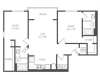 The Alexander Floor Plan | 2 Bedroom with 2 Bath | 1172 Square Feet | Cottonwood Westside | Apartment Homes