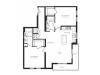 The Tiffany Floor Plan | 2 Bedroom 2 Bath | 1171 Square Feet | Cottonwood Bayview | Apartment Homes