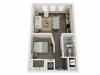 S1 Floor Plan | Studio with 1 Bath | 610 Square Feet | Murano at Three Oaks | Apartment Homes
