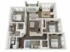C1 Floor Plan | 3 Bedroom with 2 Bath | 1274 Square Feet | Murano at Three Oaks | Apartment Homes