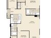 B9 Floor Plan | 2 Bedroom with 2 Bath | 1301 Square Feet | McKinney Uptown | Apartment Homes