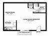Floor Plan 1 | Pitman NJ Apartments | Holly Court
