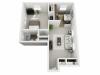 Floor Plan 2 | Apartments In Pittsburgh PA | The Alden