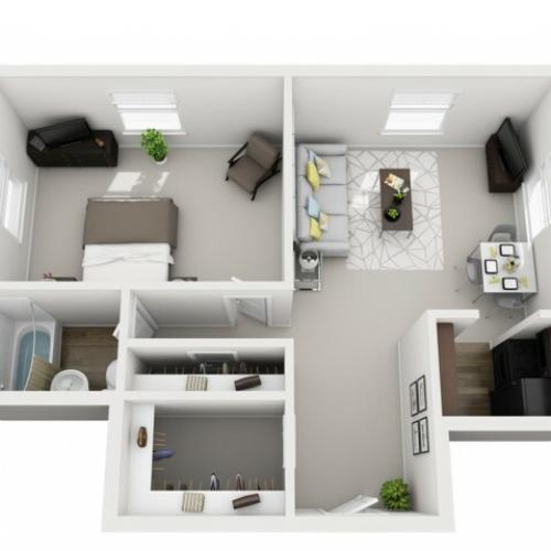 Floor Plan 10 | Apartments Near Downtown Pittsburgh PA | The Alden