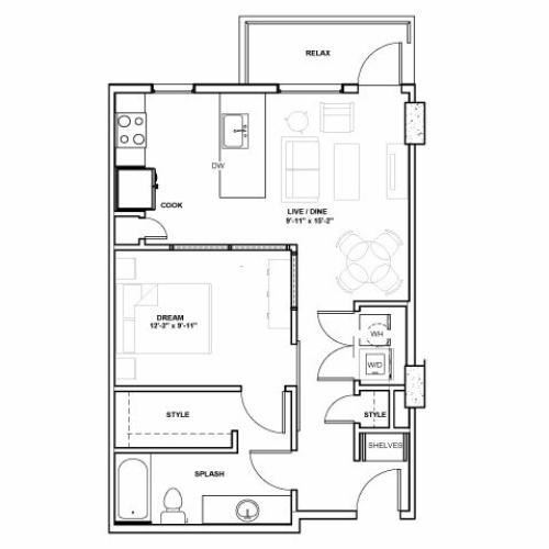 The Nasher Tower | 1 bed 1 bath | from 669 square feet
